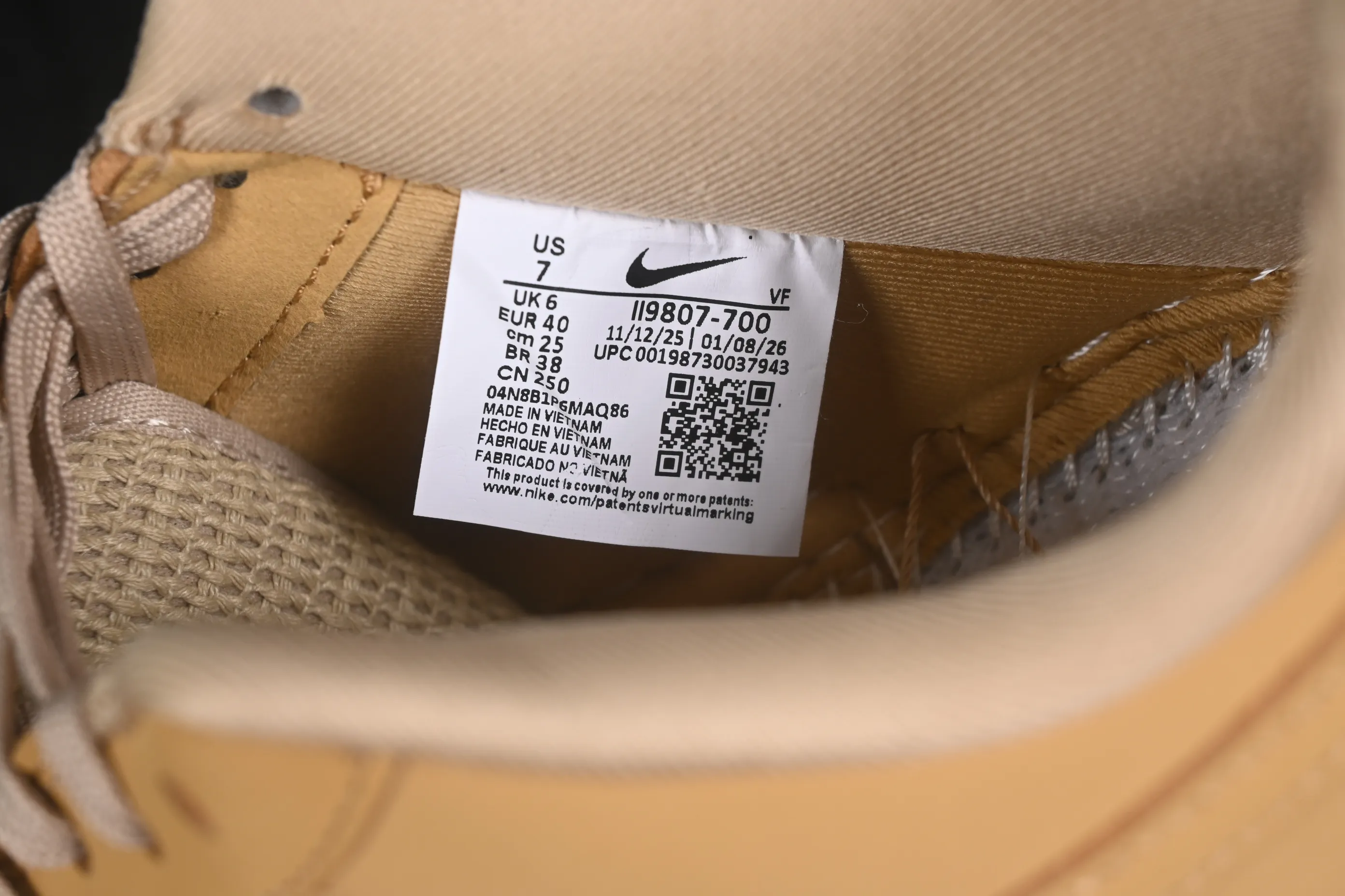 All categories Nk Air Force 1 Air Force series Nk Air Force 1 Low Air Force low-top Nike Air Force 1'07 Low Air Force 1 low-top casual sneakers II9807-700